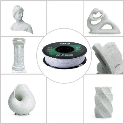 An eSun eMarble PLA Filament 1.75mm 1Kg-Natural