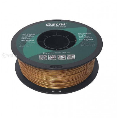 An eSun ePLA-Metal 3D Printing Filament-Gold