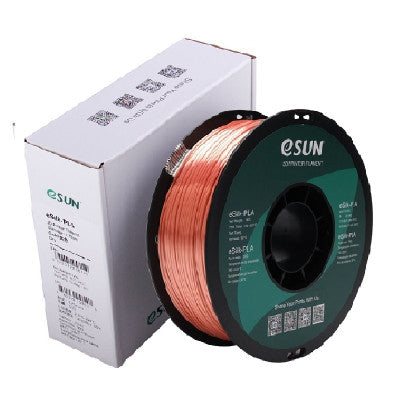 An eSun eSilk-PLA (metal color ) 3D Printing Filament-Rose Gold
