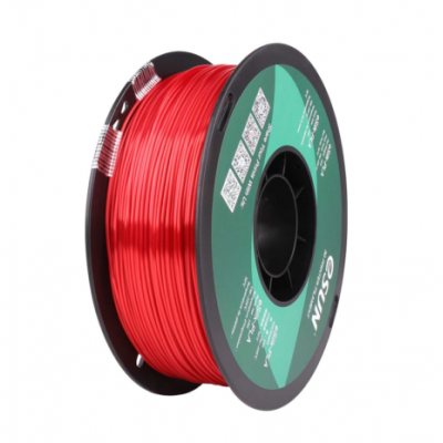 An eSUN eSilk-PLA-Red-1kg/spool