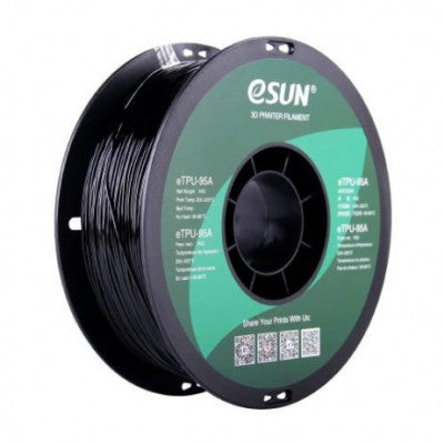 An eSUN eTPU-95A-Black-1kg/spool