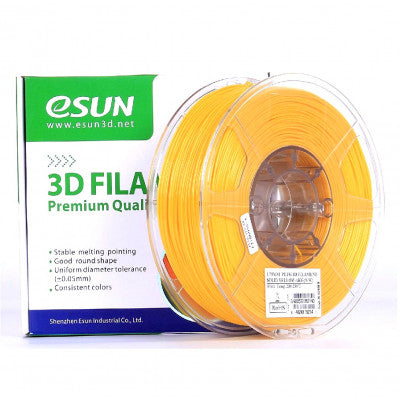 An eSun PETG 1.75mm 3D Printing Filament 1kg - Solid Yellow