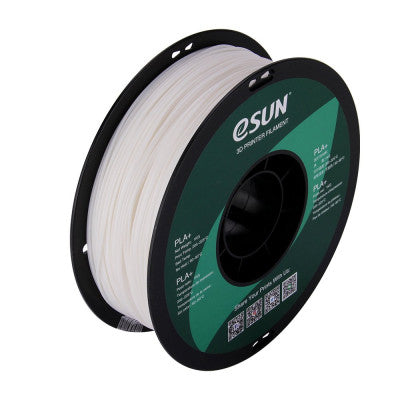 An eSun PLA+ 1.75mm 3D Printing Filament 1kg-White