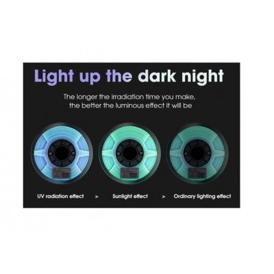 An eSun PLA Luminous-Rainbow