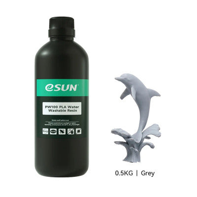 An eSun PW100 PLA Water Washable Resin-Grey