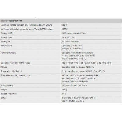 An Fluke 17B Max Digital Multimeter