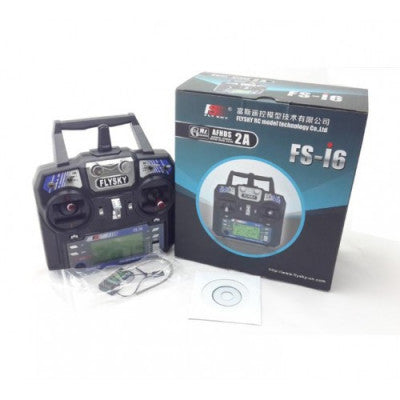 An Fly Sky FS-i6 6-Channel 2.4 Ghz Transmitter and FS-iA6 Receiver