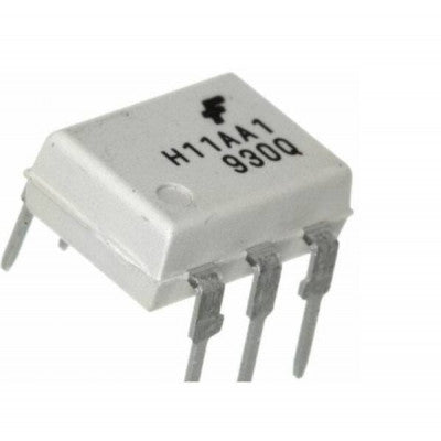 An H11AA1 Transistor Output Optocoupler IC DIP-6 Package