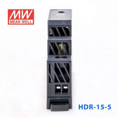 An HDR-15-5 Mean well SMPS - 5V 2.4A 12W Din Rail Metal Power Supply