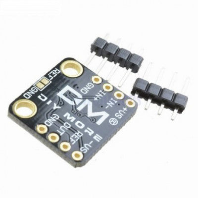 An AD623 High Accuracy Programmable Gain Digital DC Instrument Amplifier Board Module