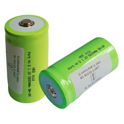 An HEB 1.2V 5000mAh Ni-Cd High Energy Rechargeable Battery