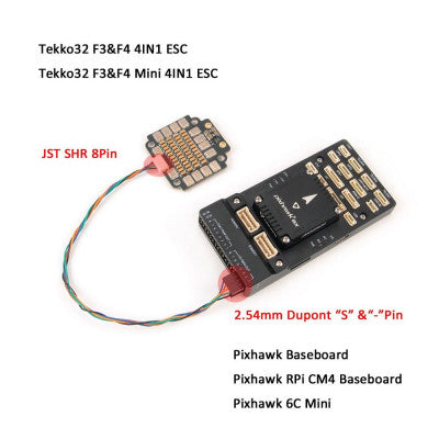 An Holybro Pixhawk PWM Cable for Tekko32 4in1 ESC (2.54 mm Dupont)