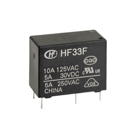 An Hongfa 6V 10A DC HF33F/006-HSLT 4-Pin SPST Miniature Power Relay