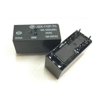 An Hongfa 24V 10A DC JQX-115F-TH-024-1ZS3A 8-Pin SPDT PCB Mount Power Relay