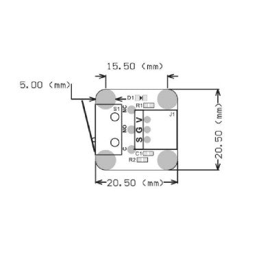 An Horizontal Type Mechanical Limit Switch Module with Cable