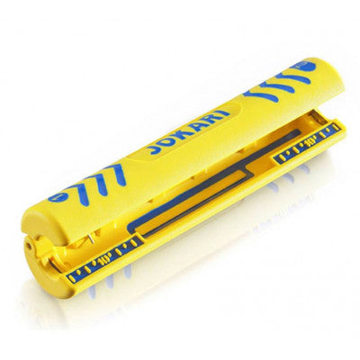 An JOKARI 30600 Coaxial Cable Stripper Secura Coaxi for Quick and Easy Stripping