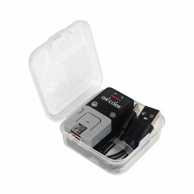 An M5 STACK ATOM 2D/1D Barcode Scanner Kit