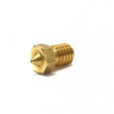 An M6 Thread Brass Nozzle V5 V6 UM Compatible - 1.75mm x 0.5mm (for 3D printer)