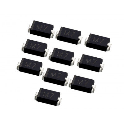 An M7 (1N4007) 1A Diode (SMD Package) - 10 Pieces Pack