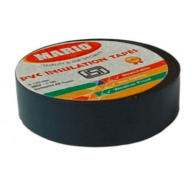 An Mario PVC Insulating Tape - Black Color - 1 Piece Pack