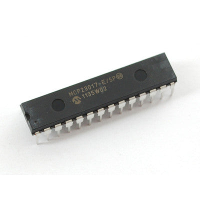 An MCP23017 16-Bit Input/Output Expander with I2C Interface IC DIP-28 Package