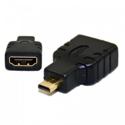 An Micro HDMI Male To HDMI Female Adaptor for Raspberry Pi 4