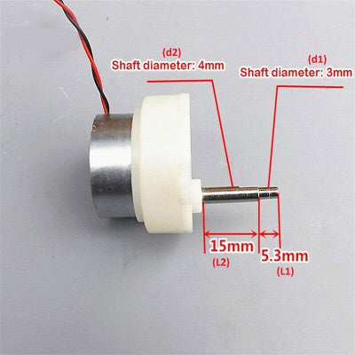 An Mirco 300 Series Gear Motor DC3V-9V Small Speed Reducer 3.5-10.SRPM No-load current: 40MA/speed: 7RPM