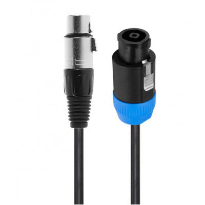 An MX 4 Pin MIC and Speaker Male Plug To 3 Pin MIC Extension Female Connector XLR Cord 1.5 Meter (MX-3792)