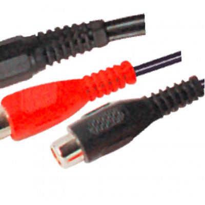 An MX EP Stereo Male Plug 3.5mm To MX 2 RCA Female Socket Cord 1.5 Meter (MX-269)
