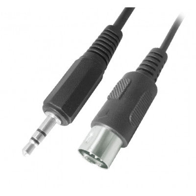 An MX EP Stereo Male Plug 3.5mm To MX 7 Pin DIN Male Plug Cord 1.5 Meter (MX-2978)