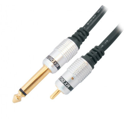 An MX P-38 Mono Male Connector To MX RCA Male Plug Digital Link Cord Gold Plated 1.5 Meter (MX-3039)