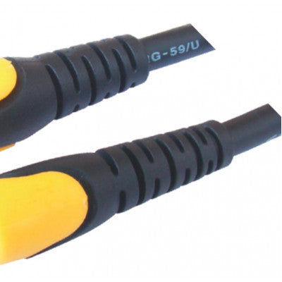 An MX RF Male Plug To MX RCA Male Plug Cord Dual Moulded 1.2 Meter (MX-242)