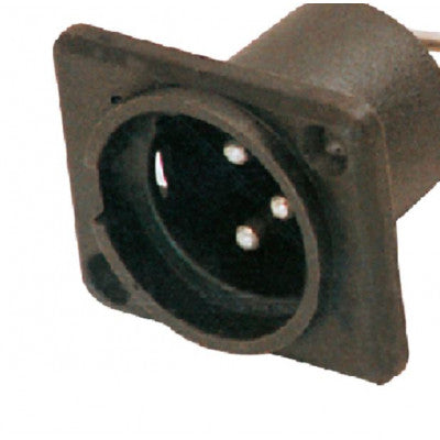 An MX XLR 3 Pin MIC Connector Panel Mounting PCB Type (MX-992)