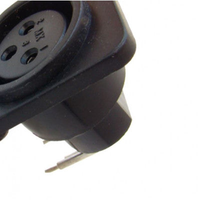 An MX XLR 3 Pin MIC Female Connector Panel Mounting PCB Type (MX-388A)