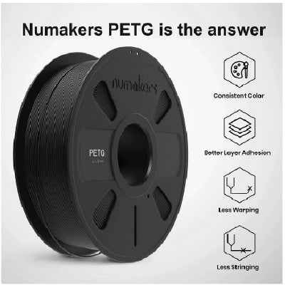 An Numaker PETG Filament Pitch Black 1.75 mm / 1 kg