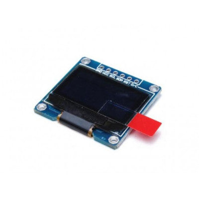 An 2.44 cm (0.96 inch) 128x64 OLED Display Module - 6 Pin
