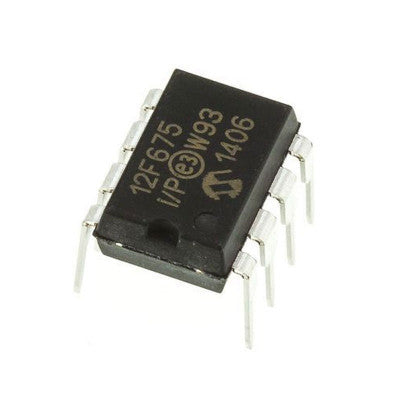 An PIC12F675 Microcontroller