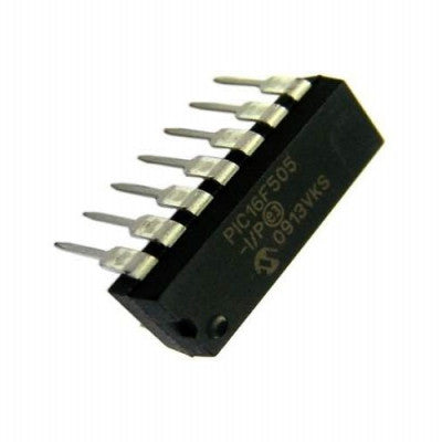 An PIC16F505 Microcontroller