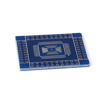 An QFN/ TQFN/ LQFP QFP 16-80 PIN Switch Over DIP Double-sided PCB Adapter