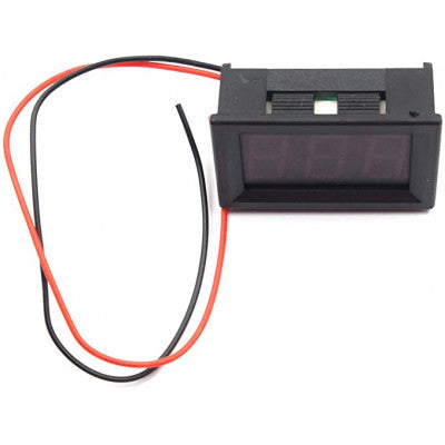 An Red Two-Wire 0.56 Inch DC5V-120V DC Digital Display Voltmeter For Car Bicycle Motorcycle