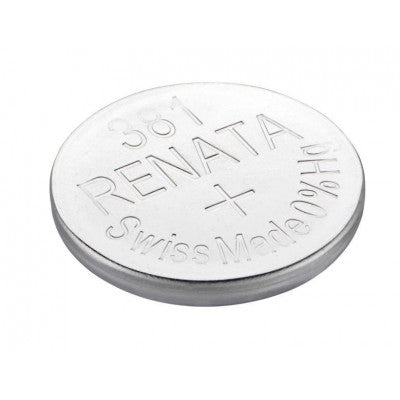 An Renata 381 SR1120SW (Original) 1.55V 50mAh Silver Oxide Button Cell Battery