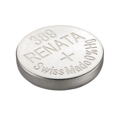 An Renata 389 SR1130W (Original) 1.55V 80mAh Silver Oxide Button Cell Battery