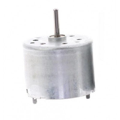 An RF-310T-11400 5.9V Miniature DC 310 Motor ( 10MM Shaft Length ) Shaft Diameter: 2MM Body Diameter: 24MM Body Height: 18MM Mounting Holes: 6PCS