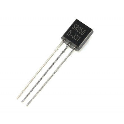 An S8050 NPN General Purpose Transistor 20V 700mA TO-92 Package - 5 Piece Pack