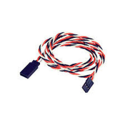 An SafeConnect Twisted 60CM 22AWG Servo Lead Extension (Futaba) Cable