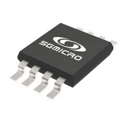 An SGM8552 - Dual Rail-to-Rail I/O Precision Operational Amplifier Chip MSOP-8 Package