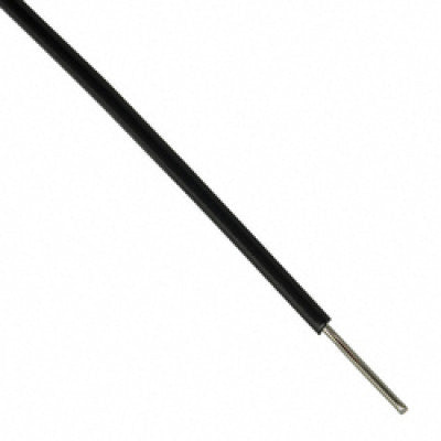 An Single Strand Hookup Wire - 22AWG (Gauge) - Black - 5 metre