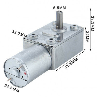 An Solid Shaft JGY370 DC12V 10RPM/MIN High Torque Self- locking Strong Wheel Tturbine Worm Reduction Motor