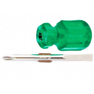 An Taparia 974 2 in 1 Stubby Screw Driver - 95mm Length