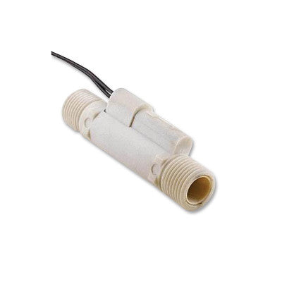 An TE CONNECTIVITY Flow Switch, FCS Series, 0.1 l/min to 1.1 l/min, 9.525 mm Port Size, SPST-NO, 250 Vac, 1 A, PPS